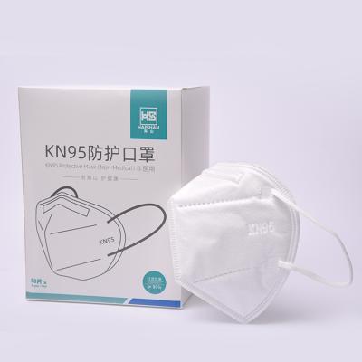 China High Effective Filteration > 95% disposable nonwoven disposable dust kn95 FFP2 pollution breathing mask for sale