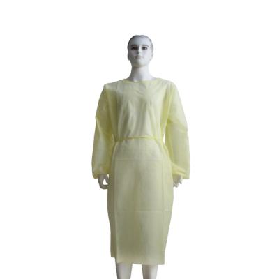 China Non Woven Fabric Disposable Green Surgical Gown Patient Gown Patient Uniform Eco - Friendly for sale