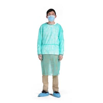 China Multiple Size Protective Disposable Nonwoven Gown for sale