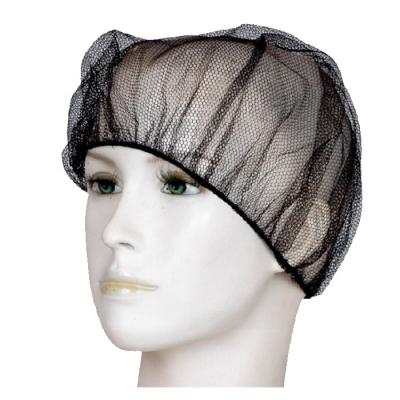 China Dustproof Disposable Hair Nets Nonwovens Durable Nylon Breathable Honeycomb for sale