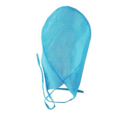 China Dustproof Disposable Nonwoven Surgical Hat, Doctor Hat, Nurse Hat With Tie On for sale