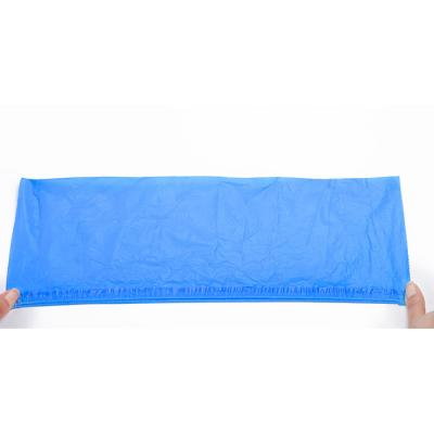 China Hospital use blue waterproof plastic disposable cpe shoe cover for sale