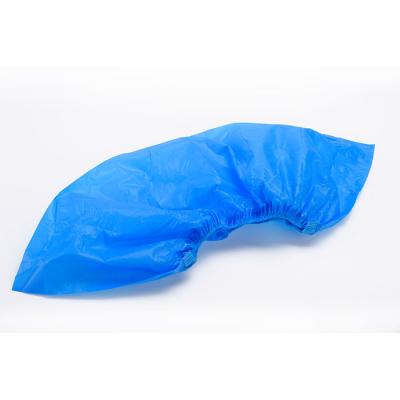 China Dustproof Machine Made Disposable CPE Shoe Cover for sale