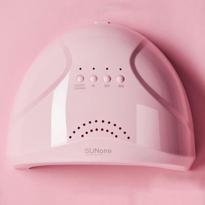 China ABS 365nm-395nm Smart Nail Art Nail UV Dryer Curing Gel Dryer 4 Timers 48W LED Nail Lamp Gel Polish UV Light for sale