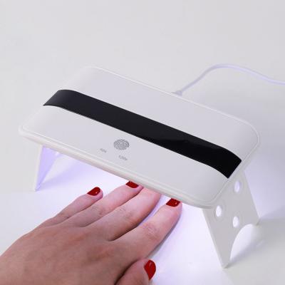 China Folding Portable ABS Nail Lamp Curing UV Gel Dryer LED USB Charging 2 Timers Nail Art Accessories Nail Polish Dryer Lamp for sale