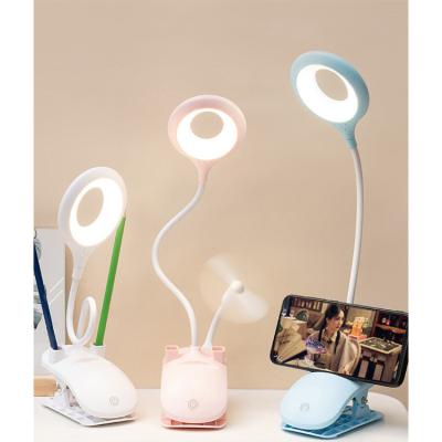 China Blue Light LED Mini Reading Light For Kindle Dimmable Bedroom Anti Clip USB Bedside Portable Flexible Rechargeable Book Light for sale