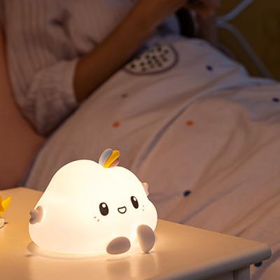 China Hot Selling Amazon EUROPE Silicone Cloud Night Lamp Kids Gifts Bedroom Tabletop Rechargeable Faucet LED Remote Control Cloud Night Light for sale