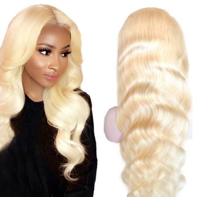 China Hot Selling Straight 12inches to 40inches 100% Brazilian Blonde Human Hair Wig for Black Women for sale