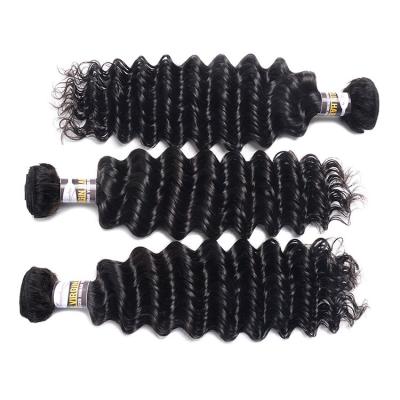 China Cheap Deep Wave 20inch 30inch 9a Curly Weave 100% Brazilian Deep Wave Human Hair Extension Bundle Unprocessed Grade For Black Women for sale