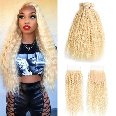 China Wholesale Cheap 40 Inch 100% Brazilian Curly Body Wave 613 Grade 9a Weave Hair Extension Bundle Unprocessed For Black Women for sale