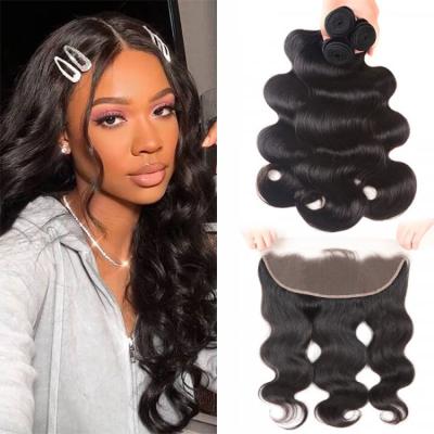 China Cheap And High Quality Brazilian Peruvian Swiss Lace Body Wave Breathable Sheer Lace Frontal Closure for sale