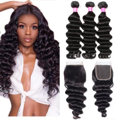 China 100% Remy Human Hair Swiss Lace Frontal Closure Deep Wave Deep Wave Beautiful And High Quality Display Cuticle Aligned for sale