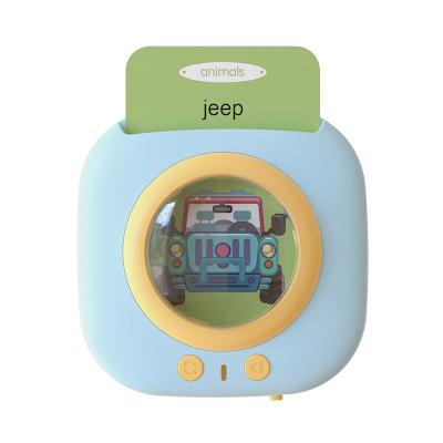 China Children's First Toys Language Flash Card Reader Soft Preschool Educational Intelligent Electric Learning Machine for sale