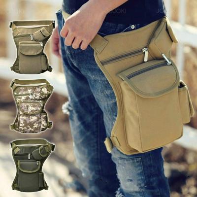 China Waterproof Tactical Drop Leg Bag Universal Sports Fanny Pack Belt Outdoor Summer Waist Bag For Man for sale