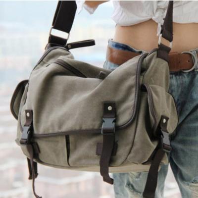 China Multifunctional Fashion Canvas Shoulder Tote Messenger Bag Casual Fashion Cross - Contract Programming Bag for sale