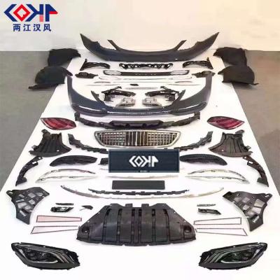 China Economical Plastic Or Carbon Fiber Custom Design Full Set Accessories Auto Parts Kit For Mercedes Benz Maybach for sale