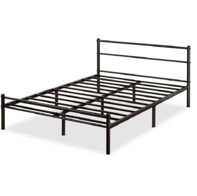 China Modern Style Metal Bed Frame (Size) Metal Headboard Platform Bed Simple Assembly Adjustable Functional Bed Frame for sale