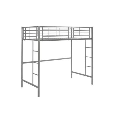 China Foldable White Metal Bunk Bed, Metal Daybed & Caster Twin Bed, Gray Metal Frame Bed Metal Bunk Bed for sale