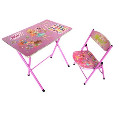 China Easy Assemble Hot Selling Kids Furniture Kids Folding Table And Chair Sets for sale