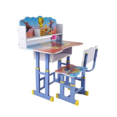 China Easy Collect Kids Study Table Kids Study Desk With Adjustable Angle Worktop Study Table for sale