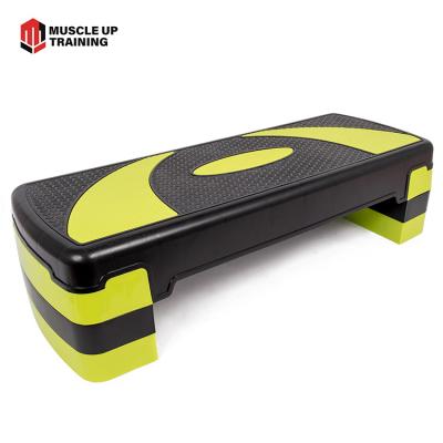 China Good Resilience Training Equipment Adjustable Plastic Aerobic Step Board for sale