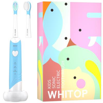 China Side change reminder. Smart pressure sensor. Memory retention. Kids Baby Sonic Toothbrush Travel Ultrasonic Wireless Charging Electronic Toothbrush Wholesale New Rechargeable Brush for sale