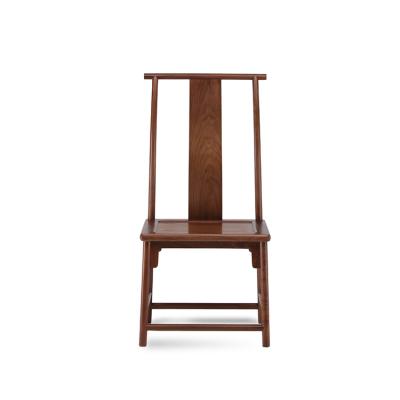 China (Other) High Quality Adjustable Black Walnut Tenon Tenon Structure Dining Wooden Chair Solid Wood Ming Style Armchair For Home Ministry for sale