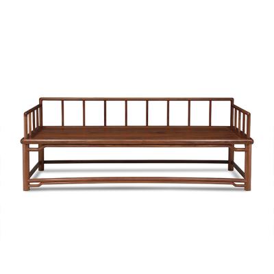 China Tenon And Tenon Structure Chinese Vintage Style Sofe Bed Design Black Walnut Furniture Practical Arhat Bed for sale