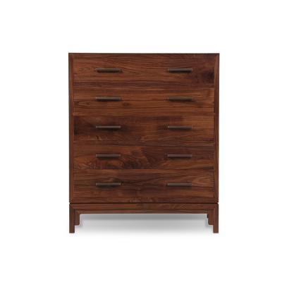 China Black Walnut Adjustable Large Capacity Household Furniture Cabinet Chest (Other) Solid Wood Side Drawers for sale