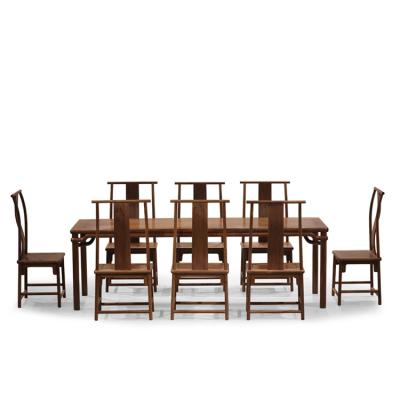 China (Other)Adjustable Chinese Precious Coffee Table Chair Furniture Table Set Solid Wood Dining Room Set Of 8 Chairs for sale