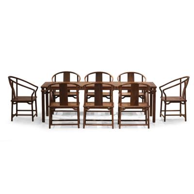 China (Other) Texture Table Chairs Restaurant Dining Set Adjustable Chinese Natural Wood Dine Table And Chair for sale