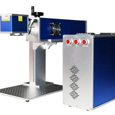 China Laser CO2 RF Laser Marking Machine With America Synrad Laser Tube 30W for sale