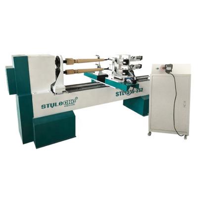 China Hotels New Design Automatic CNC Wood Lathe Machine For Sale for sale