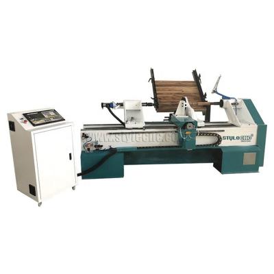 China Hotels STYLECNC Automatic Feeding CNC Wood Lathe Turning Machine for sale