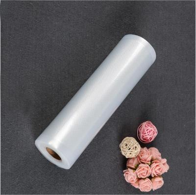 China Disposable Custom Kitchen Storage Bags Food Grade Vacuum Embossed Roll Bags Plastic Sealing Bag for sale