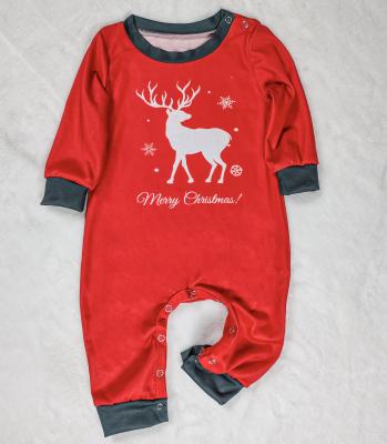 China Amazon Christmas Nightgown QUICK DRY Family Matching Pajamas Sets 2021 Boys Girls Deer Kids Pajamas Parent-child Full Sleeve Pajamas for sale