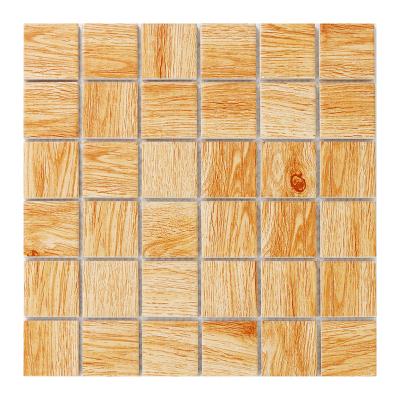 China Metallic Hot Perfect Use Swimming Pool Tiles Glazed Ceramic Mosaic Tile for sale