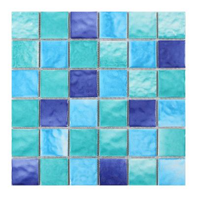 China Glazed Metallic Tiles Decorative 48 x 48 Cheap Unglazed Porcelain Ceramic Tile For Swimming Pool for sale