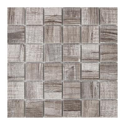 China Modern Design Style Metallic Luxury Square Shape Glazed Ceramic Tiles Mosaic Tile With Competitive Price for sale