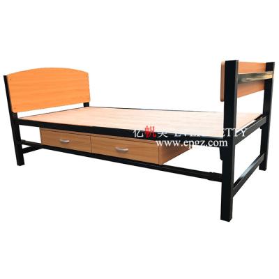 China Durable Modern Metal Bed Single Child Sleep Bed Stainless Steel Dorm Beds for sale