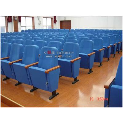 China Standard Size Modern Retractable Auditorium Seating Price Padded Church Chairs Cover Fabric for sale