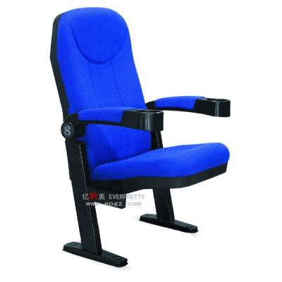 China Commercial Furniture Auditorium Chair Turnout Chair With Cup Holder Theater Chair Modern Design for sale