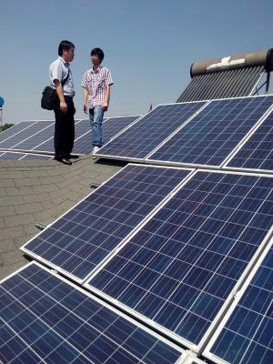 China Draagbare 4.8KW op het Systeem van de Net Zonnemacht, Binnenlandse Zonnemachtssystemen Te koop