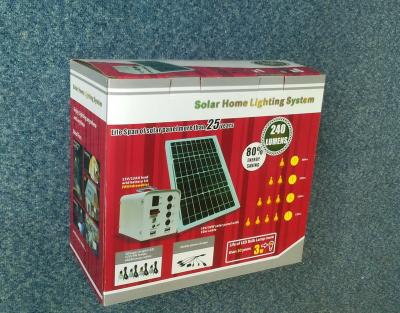 China High Efficiency Solar Home Lighting System , Solar Power House System 20 W for sale