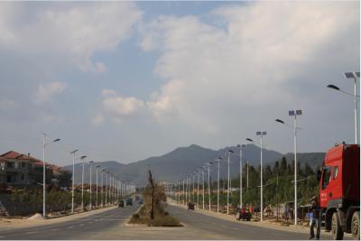 Chine Réverbère solaire de puissance verte d'énergie, lumières actionnées solaires de route de LED à vendre