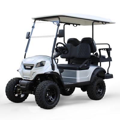 China New Design Golf Cart 4 Seater With 48V5KW AC Motor And Aluminum Alloy hub Electric Golf Cart 205/50-10(Tire diameter 18.1in) (460mm) for sale