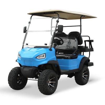 China Electric Hunting Buggy Lifted 4 Seater 2 Lifted 4 Passenger Hunting Transport Cart 205/50-10(Tire diameter 18.1in) (460mm) for sale