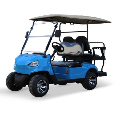 China Good Quality 5KW(AC) KDS Motor Lifted Golf Carts With New Design 4 Seater Golf Cart 205/50-10(Tire diameter 18.1in) (460mm) for sale