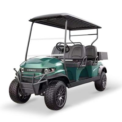 China NL-P2040T Electric Utility Carts For Sale With 4 Seats And Alloy Hub Golf Cart Off road tire for sale