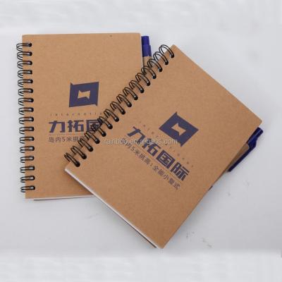 China Printed Diary Notebook Write Use And Customized Inside Pages With Pen for sale